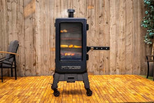 Pit Boss Navigator 3-Series WiFi & Bluetooth Wood Pellet Vertical Smoker with LCD Digital Controller, 1,118-Sq. In. 5-Rack Cooking Space, 130°F to 420°F Temp Range, Meat Probe, 50 lb. Pellet Hopper