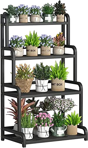 ZOCWJK Indoor Plant Stand Tall Plant Stand Flower Floor Vase Metal Iron Flower Pot Rack for Indoor Outdoor Multipurpose Corner Standing Shelf for Patio Garden Balcony Display,A-100x40x102cm