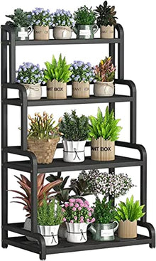 ZOCWJK Indoor Plant Stand Tall Plant Stand Flower Floor Vase Metal Iron Flower Pot Rack for Indoor Outdoor Multipurpose Corner Standing Shelf for Patio Garden Balcony Display,A-100x40x102cm