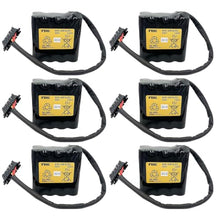 WSXUHYUY Pack of 6 8HR-4/3FAUPC Battery for FDK 8HR-4/3FAUPC Rechargeable Battery Okuma Machine Tool E5503-07E-001(9.6V 4500mAh)