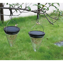 2 Pcs Outdoor Waterproof Festival Led Garden Light Decoration Path Lawn Solar Powered Flickering Ornamental Home Yard Hanging