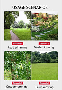 Portable Electric Grass Trimmer Cordless String Brushless Grass Trimmer Weed Eater for Lawn Trimming Care Pathway Edging 30000mA High Capacity Rechargeable Battery