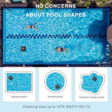 Piefeak Cordless Robotic Pool Vacuum Cleaner,with Automatic Steering Function,5 H Working Time Automatic Pool Skimmer Dual Working Mode,Pool Cleaning Robot