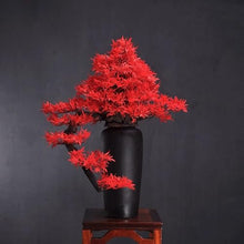 QWERAXZG Vase Podocarpa Pine Living Room Office Green Plant Bonsai Home Decoration Ornaments Porch