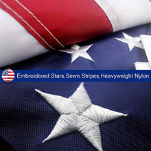 15x25 FT Giant Large American Flag for Outside, Best Embroidered Stars And Sewn Stripes, 420D Heavy Duty Polyester, Suitable For Outdoor High Winds Areas (American flag 15x25 FT)