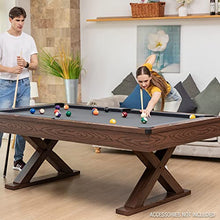 EastPoint Sports Dunhill 87-Inch Rustic Pool Table Multi-Color