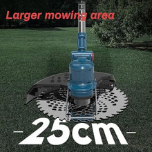 Brushless Cordless String Trimmer Kit, Electric Weed Eater Battery Powered, 21V Weed with 2 Li-Ion Battery, 2 in 1 Brush Cutter with 8" Blade, Edger Lawn Tool for Yard Garden Sidewalks