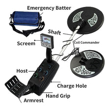 Metal Detector, Md-5008 Underground Metal Detector Gold Digger Treasure High Depth with Two Coils Tool Equipment