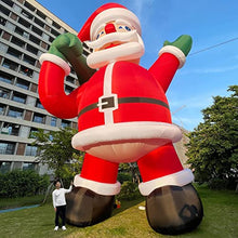 OZIS Giant 40Ft Inflatable Santa Claus with Bag Red