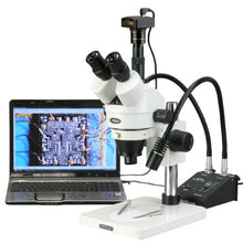 AmScope Trinocular Stereo Zoom Microscope 3.5X-90X White