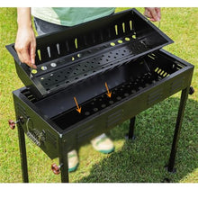 AFPSDLFJDLS Thickened BBQ Barbecue Grill Camping Charcoal Home Outdoor Portable Rack