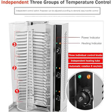 KYTGFH Electric Shawarma Machine, 2.6Kw Electric Vertical Broiler, Shawarma Machine Kebab Grill, Gyro Rotisserie Oven, 360° Rotation Automatic Kebab Machine