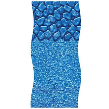 In The Swim 30' Round 20 Mil Overlap Pool Liner - Boulder Swirl Design Multi-Colored