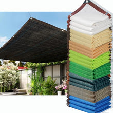 HQQMNY Awning Shade Net, Sun Net with Eyelets, 90% Shading Rate, Shade Net, Garden Umbrella, Privacy Screen for Garden, Plants, Greenhouse (Black,5m x 17m)