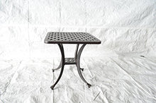 Santa Anita Outdoor Patio 5pc Seating Group Dark Bronze Cast Aluminum Premium Fabric Cushions