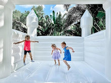 iLink-outer 13FT Large White Bounce House with Air Blower