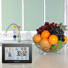 Digital LCD Thermometer Hygrometer Clock Temperature Humidity Meter Tester Comfort Level Indictor Touch Button