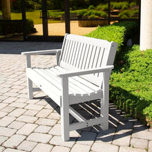 Sequoia Professional Commercial Grade Exeter 4 Foot Garden Bench White