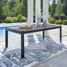 Signature Design by Ashley Rectangular Outdoor Patio Dining Table, Navy
