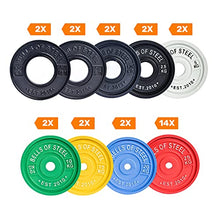 Bells of Steel Calibrated Machined Iron Powerlifting Weight Plates - 459kg Set