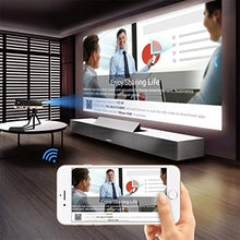 TEDILUVI Projector Mini Android 9.0 4000mAh battery,Support 4K Miracast Airplay Mobile Video Beamer