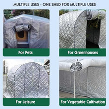 ZFUCMAYL Garden Greenhouse Cover,Outdoor Storage Shelter with Zipper,Portable Plant Space Covers Quilt for Outdoor Plants,Only Includes Quilt(500x300x200cm)