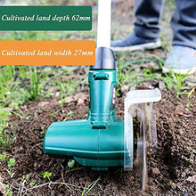 Garden Tiller,Cordless Rotavator, Garden Tiller,Cordless Rotavator with 4000Mah Battery, Detachable Portable Tiller, Rechargeable Battery and Charger, for The Garden, Vegetable