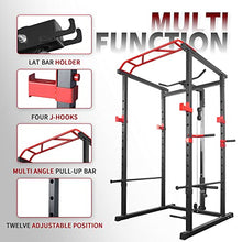 IFAST Power Cage with LAT Pull Down System & Weight Bench Barbell Olympic Weight Plates