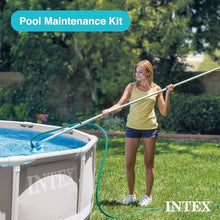 Intex Prism Frame 15ft x 48in Round Above Ground Swimming Pool Set Bundle