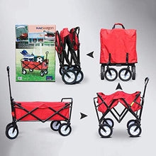 Folding Portable Garden Trolley Cart Heavy Duty Wagon Multi-Function Shopping Cart for Outdoor