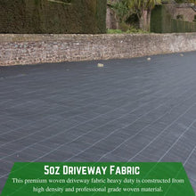 Farm Plastic Supply - Woven Driveway Fabric 5oz - 6' x 250' - Commercial Landscape Fabric, Drainage Underlayment, Under Gravel