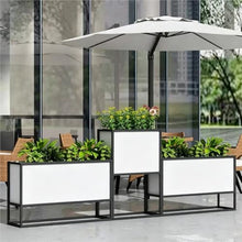 M3b6G8p1 Planter Box Simple Partition Planter Box Flower Trough Plant Pot
