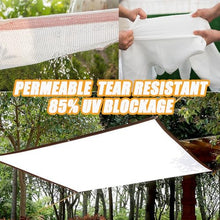 CAQXAQP White Shade Net Greenhouse Shade Cloth,7X18m Sun Shade Netting with Grommets Rectangular Sunblock Shading Net for Garden Plant Pergola Car Cover,85% Shading Rate Garden Net