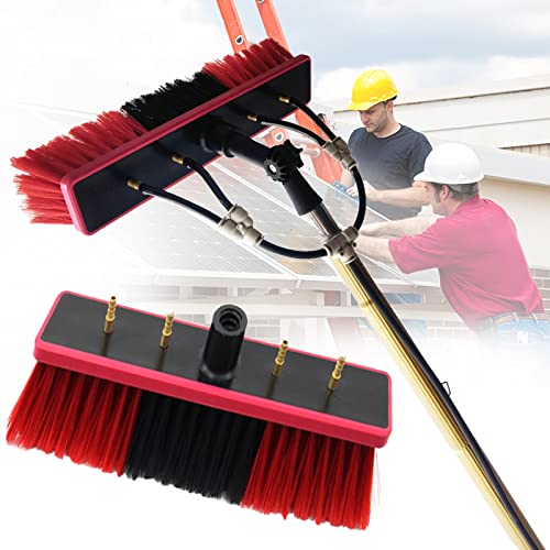Cleaning Brush Window Cleaning Water Supply Telescopic Brush Suitable for Cleaner Greenhouse Roof Photovoltaic Panel Cleaning Photovoltaic Panel ()