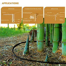 DeepRoot Water Barrier Versatile Bamboo Garden Barrier 36" x 200' Roll Black