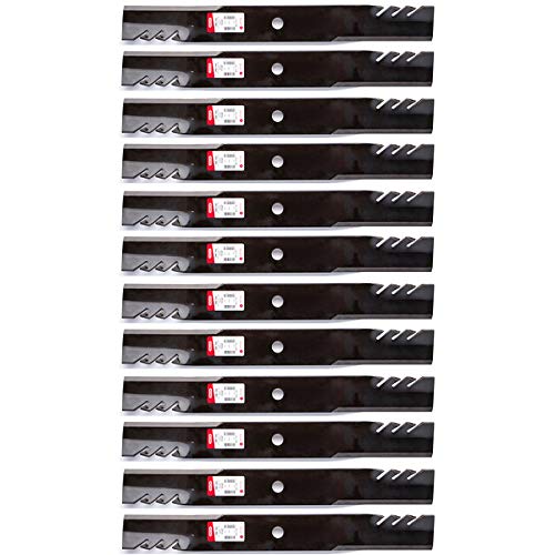 12PK Oregon 396-743 G6 Gator Blades for 72" John Deere EPC201693, TCU15882
