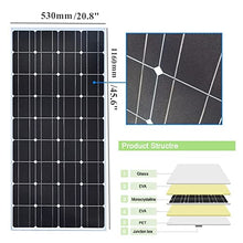 JKSVTF Solar Panel Kit,Flexible Solar Panel 50W 6V Monocrystalline Lightweight Waterproof to Charge Battery for Boat Any Other Irregular Surfac