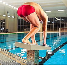 DLYZAYE Diving Board Standard Pool Diving Platform, Swim Competition Training Jumping Platform, Stainless Pool One Step Diving Starting Block, Indoor Outdoor Pool Jump Board, with Fittings