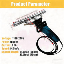 Nuxyyds 19.68''/27.5" Foam Planer Insulation Trimmer, 1800W Spray Foam Flatting Saw 14.5m/s Speed Foam Insulation Cutting Removal Tool for Polyurethane Wall Trimming ClosedCell-70cm