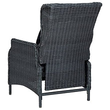 AJSEOYBS Outdoor Patio Set,Outdoor Garden Furniture,7 Piece Patio Dining Set with Cushions Poly Rattan Dark Gray,for Deck, Patio, Garden, Poolside, Backyard