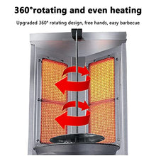 ELUKHT Automatic Rotary Barbecue,Barbecue Electric Oven Turkish Kebab Machine, Shawarma Barbecue Machine Barbecue Oven