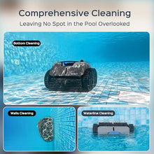 WYBOT C1 Pro Robotic Pool Cleaner with APP, Manual Mode Switching & Wall Climbing, 65W Suction Power, 150 Mins, 1614 sq.ft, Intelligent Route Planning, Pool Vacuum for Inground Pools