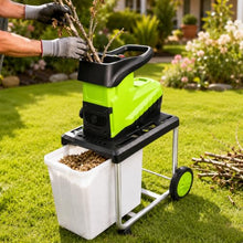Glowdora Electric Wood Chipper Shredder, 2800w Garden Mulcher for Branches