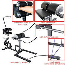 Valor Fitness Glute Ham Developer Machine Adjustable GHD Black