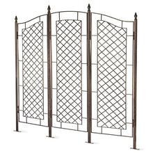 H Potter 3-Panel Privacy Screen Trellis 75" W