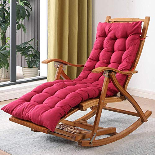 Recliners Rocking Chair Rocking Chair Home Adult Balcony Leisure Lazy Lounge Chair Rattan Old Man nap Adult Solid Wood Chair