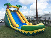 JumpOrange Commercial Inflatable 18' Tropical Aloha Water Slide with Blower Aloha Tropical