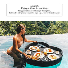 ERoomQ SwimmingPool Floating trayfor Adults for,Spas, Bath, and Parties |Floating Tray for Pool Serving Drinks, Brunch, Food on The Water