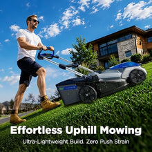 Kraftsense 21" Cordless Lawn Mower, 80V Self-Propelled Mower with 2×4.0Ah Battery & Charger, Ultra-Quiet Motor for Medium-to-Large Yards, Lawn Care, Backyard Maintenance
