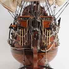Old Modern Handicrafts Royal Louis Ship Model Natural Wood